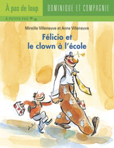 Félicio et le clown à l'école